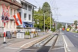 Bauarbeiten am neuen WSB-Bahnhof Oberkulm
