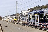 Bauarbeiten am neuen WSB-Bahnhof Oberkulm