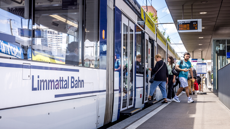 Fahrgäste der Limmattal Bahn erneut sehr zufrieden